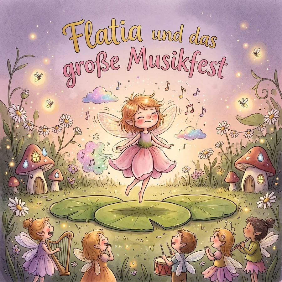 Cover „Flatia und das große Musikfest“
