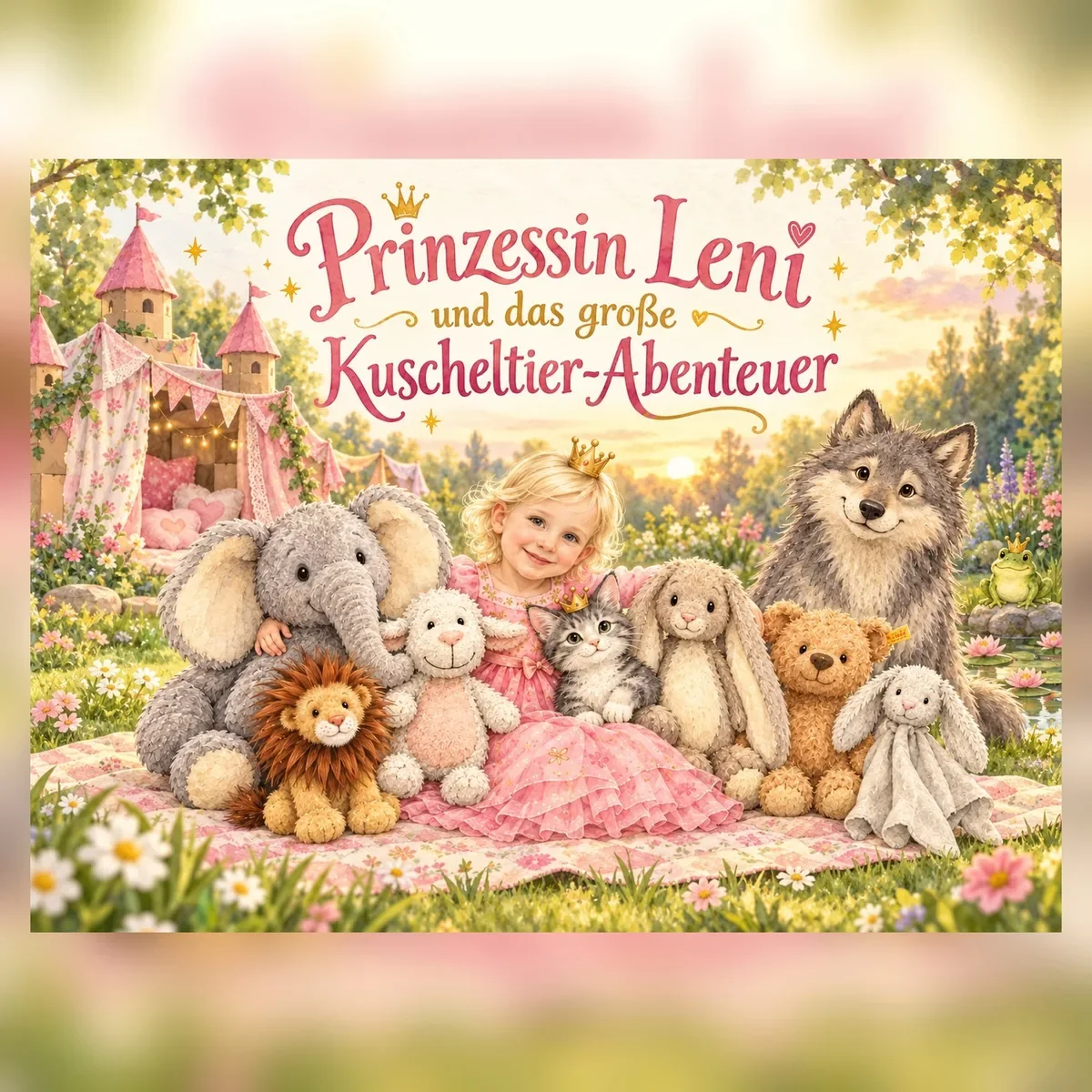 Cover „Prinzessin Leni und das große Kuscheltier-Abenteuer“